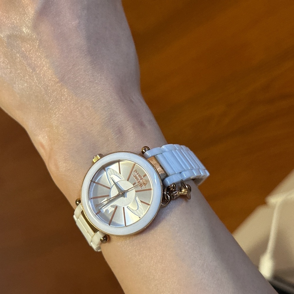 Vivienne Westwood Gold and White Watch